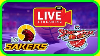 KBL match  LG Sakers vs KT Sonicboom score details 7678 [upl. by Franek]