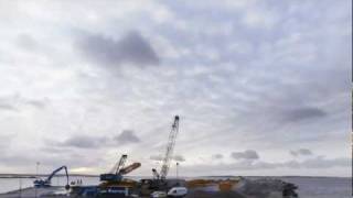 Time lapse  Big Glenn Swedens highest wind turbine by Göteborg Energi [upl. by Ttezzil533]