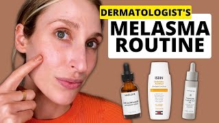 Dermatologists Morning Skincare Routine for Melasma amp Hyperpigmentation  Dr Sam Ellis [upl. by Clinton]