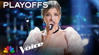 Zoe Levert Gives a SOULSTIRRING Performance of quotIrisquot  The Voice Playoffs  NBC [upl. by Weisberg]