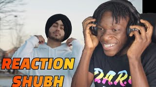 FIRST TIME REACTING TO SHUBH  Elevated Official Music Video REACTION [upl. by Kcirdek]