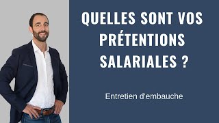 QUELLES SONT VOS PRÉTENTIONS SALARIALES [upl. by Denney]