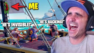 I Got Accused of CHEATING While Trolling Noobs in Sea of Thieves [upl. by Elinad]