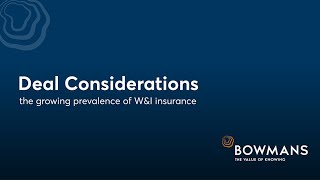 Deal Considerations the growing prevalence of warranty and indemnity insurance in South Africa [upl. by Echo305]