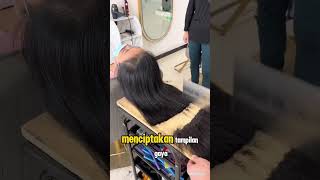 SALON  TEKNIK POTONG RAMBUT  GAYA RAMBUT KOREA  EKSTRIM ‼️‼️ [upl. by Ajay]