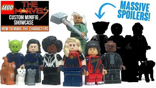 LEGO THE MARVELS Custom Minifigure Showcase [upl. by Eirol]