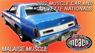 Malaise Era Muscle  something different at the Muscle Car and Corvette Nationals MCACN [upl. by Lambrecht611]