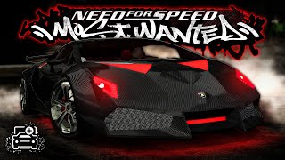 NFS Most Wanted  Lamborghini Sesto Elemento Extended Customization amp Gameplay [upl. by Yelyab]