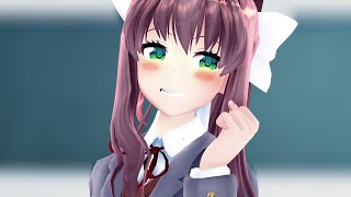 【MMD x DDLC】A little bit of Monika [upl. by Genie980]