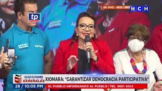 DISCURSO XIOMARA CASTRO [upl. by Attiuqehs]