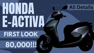 All About Hondas New Electric Scooter  First Look Details [upl. by Seleta]