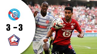 Losc Lille 3  3 Strasbourg  Tous les buts et moments forts  LIGUE 1 2024 [upl. by Bogusz]