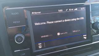 Volkswagen Atlas 2018 Apple Carplay not working [upl. by Sinnel]