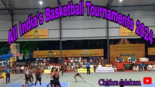 All India Basketball Tournaments 2024  Nehru Stadium Coimbatore Chithra Jalakam [upl. by Ledeen]