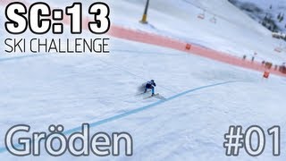 Ski Challenge 2013  Lets Play  01 Erste Fahrt in Gröden 12 [upl. by Annoya]