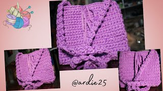 SLING BAG TUTORIAL forbeginners crochet [upl. by Hilaria]