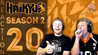 SOS Bros React  Haikyuu Season 2 Episode 20  Karasuno amp Aoba Johsai  REMATCH [upl. by Carlile961]