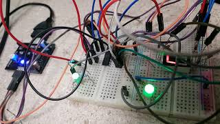 Animating a 7 segment display with a CD4017BE [upl. by Gelya226]