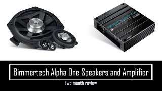 Bimmertech Alpha One speakers and Premium Amp review  Was it worth it [upl. by Aeriela731]