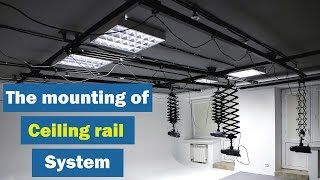 The mounting of RIGERD ceiling rail pantograph system ENG [upl. by Kubis]