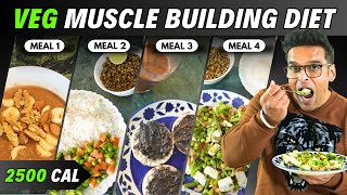 Only 4 Meal Veg Muscle Building Diet  The Best Plan  Yatinder Singh [upl. by Lindsley706]