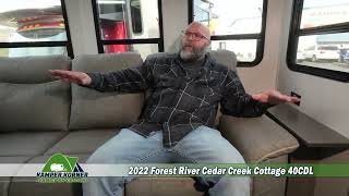 2022 Forest River Cedar Creek Cottage 40CDL Stock No 10540  Robert [upl. by Shifra187]