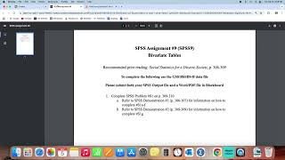 SPSS Assignment 9 [upl. by Berthoud]