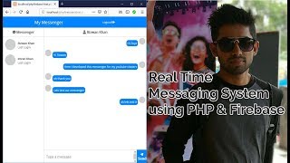 PHP Firebase Real Time Chat Application  Free Source Code [upl. by Asiil]