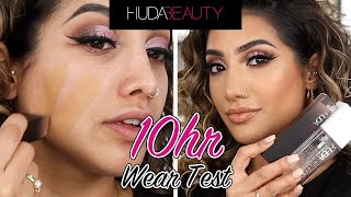 NEW HUDA BEAUTY FAUX FILTER STICK FOUNDATION amp WATER JELLY REVIEW amp 10 HR WEAR TEST  AnchalMUA [upl. by Maighdiln]