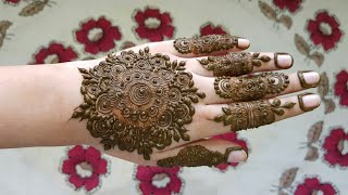 Heavy Mandala henna design 4  henna design for Eid 2017 [upl. by Laehcor]