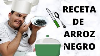 RECETA DE ARROZ NEGRO 🍴cheffernando [upl. by Druci]