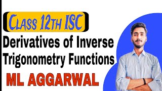 Derivatives of Inverse Trigonometry Functions Class 12th ISC  ML Aggarwal  Easy Concept [upl. by Ottie199]