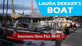 Laura Dekkers Jeanneau Ginn Fizz  Boat tour Tuesday [upl. by Aietal925]