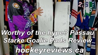 Worth the hype Passau Starke Hockey Goalie Pad Review [upl. by Iturk264]