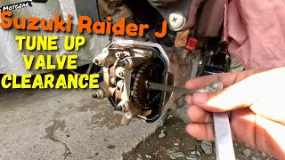 Suzuki Raider J Tune Up Valve Clearance [upl. by Bertero702]