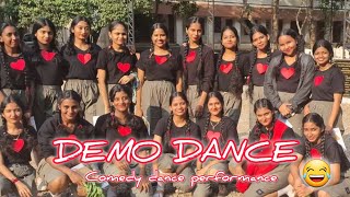 DEMO DANCE 😂 1ST RUNNER UPCOMEDY DANCE PERFORMANCE BY LBS ECE STUDENTS YAVANIKA LBS COLLEGE TVM [upl. by Dempster]