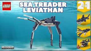 Sea Treader Leviathan MOC LEGO 31088 Alternate Digital Build [upl. by Mahtal]