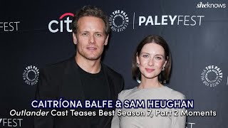 Sam Heughan Caitríona Balfe amp Outlander Cast Tease LifeChanging Events in S7 at Paley Center [upl. by Elisabet941]