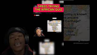 SPEED TRYING THE AFRICAN QUIZ ishowspeed ishowspeedshorts ishowspeedreacts speed speedshorts [upl. by Kary]