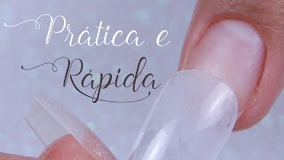 Como Fazer Unhas Postiça Realista Passo a Passo [upl. by Dnaltiak53]