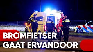 Bromfietser ernstig gewond bij politieachtervolging 26112024 Amsterdam [upl. by Hibbitts]