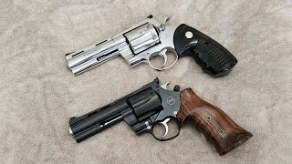 Colt Anaconda vs Korth Nighthawk Mongoose 44 magnum Revolvers [upl. by Clift]