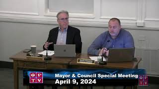 Oradell Mayor amp Council 4924 [upl. by Ahsirpac996]