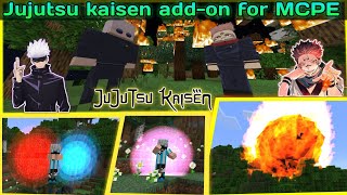 Jujutsu Kaisen Mod For MCPE 120  JJK mod for Minecraft Pocket Edition 120 [upl. by Wilburt]