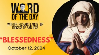 BLESSEDNESS  Word of the Day  October 12 2024 [upl. by Atoiyanap]