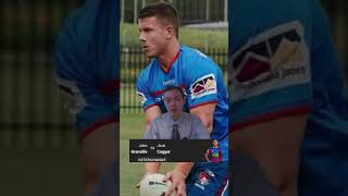 How Long Until Cogger Is Starting In The Halves nrl newcastleknights [upl. by Frohman]