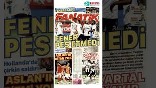 Fanatik Gazetesi 1 Sayfa  4 Ekim 2024 [upl. by Relly736]