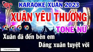 Xuân Yêu Thương Karaoke Remix Tone Nữ  Beat Chuẩn [upl. by Rego]