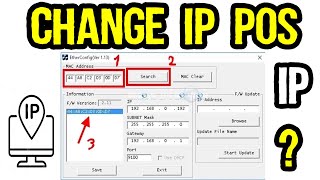 How to Change POS Printer IP Address and Default Gateway [upl. by Lundgren]