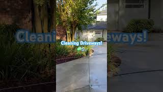 Driveway cleaning in progress Join the wave 🌊 delandfl volusiacounty pressurewashing clean [upl. by Wolfgang57]